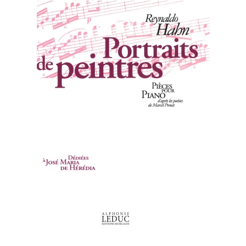 Hahn, Reynaldo - Portraits de peintres