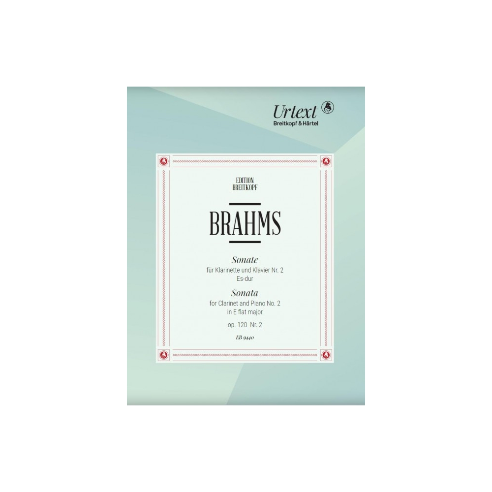 Brahms, Johannes - Sonata for Clarinet and Piano No. 2 op. 120/2 