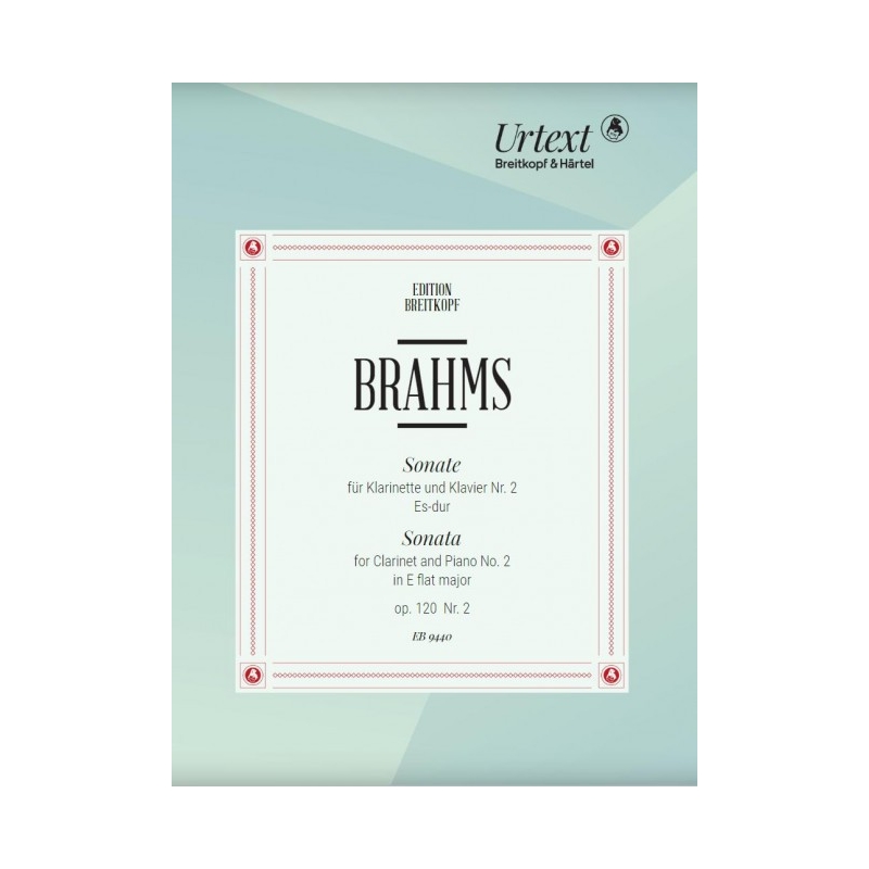 Brahms, Johannes - Sonata for Clarinet and Piano No. 2 op. 120/2 