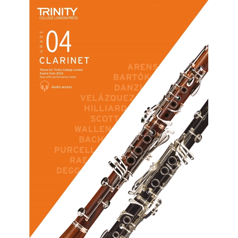 Trinity - Clarinet from 2023. Grade 4 (score & pt)