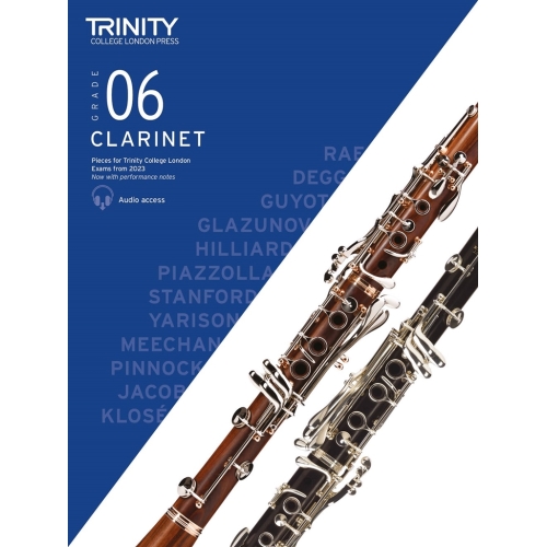 Trinity - Clarinet from 2023. Grade 6 (score & pt)