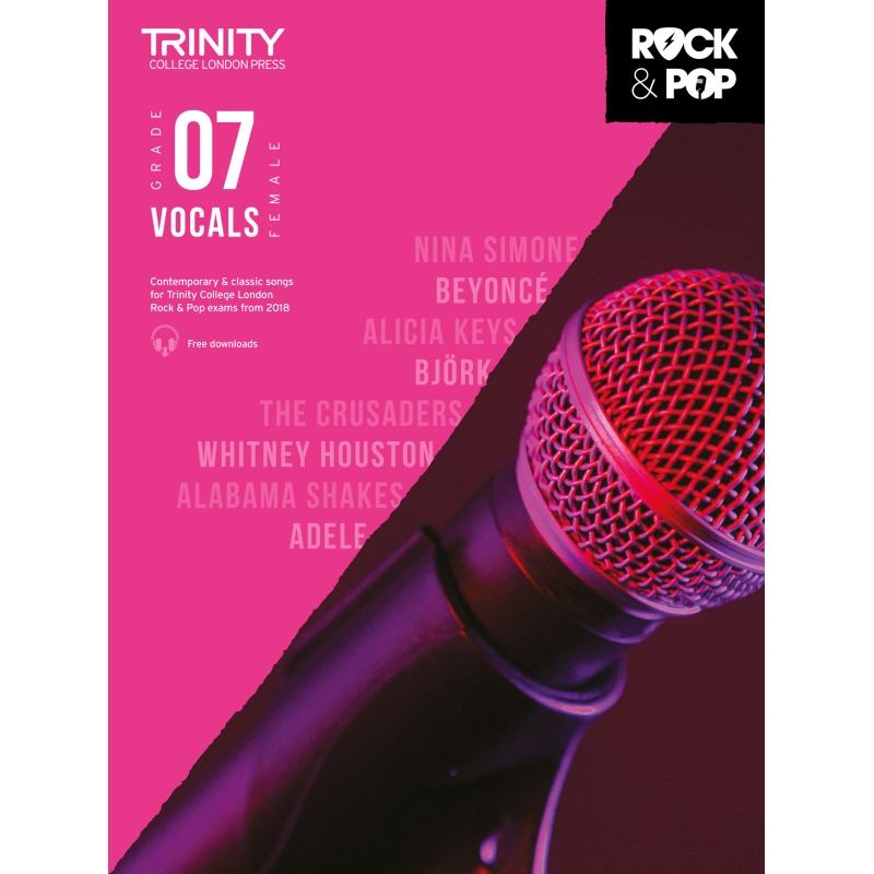 Trinity - Rock & Pop 2018 Vocals Grade 7 (female)