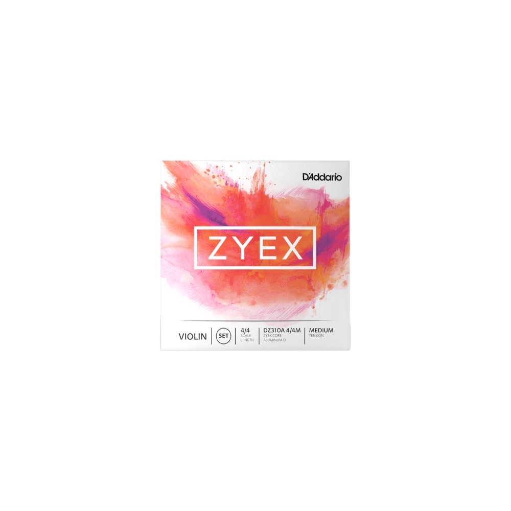 D'Addario Zyex 4/4 Medium Violin Strings