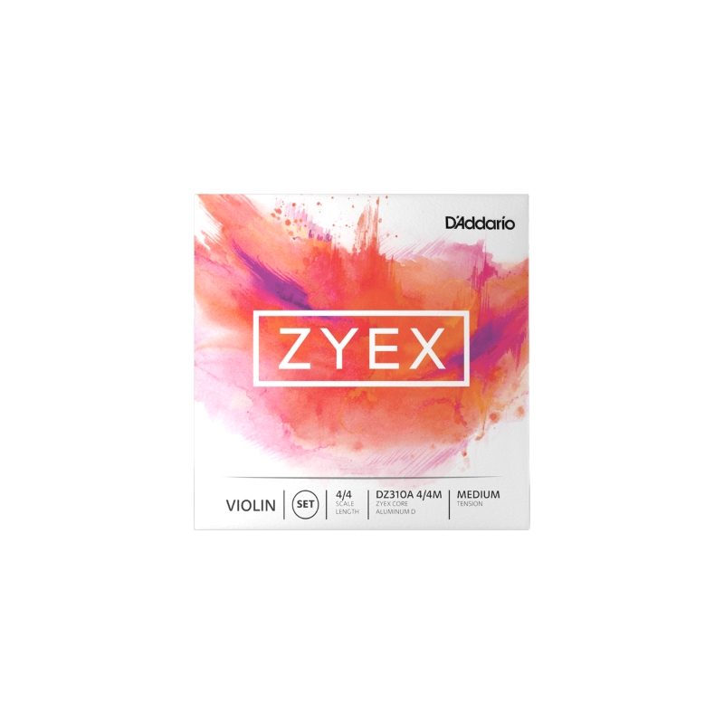 D'Addario Zyex 4/4 Medium Violin Strings