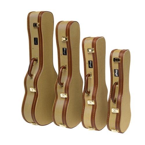 Stagg Gold Tweed Ukulele Cases