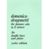 Dragonetti, Domenico - Solo in E minor. DB & Pf
