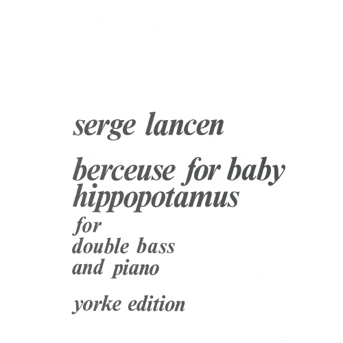 Lancen, Serge - Berceuse...