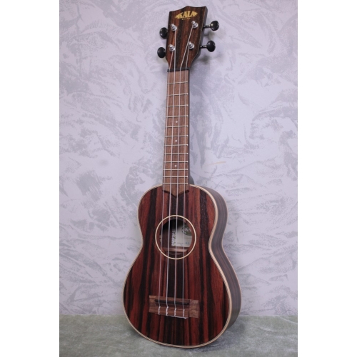 Kala KA-EBY-S Striped Ebony Soprano Ukulele