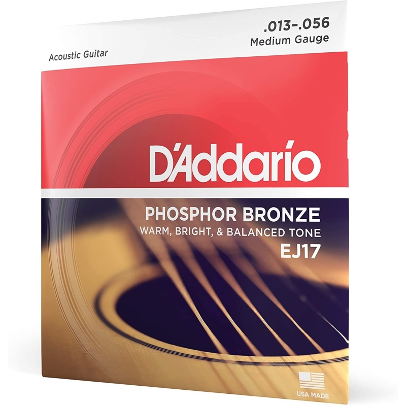 D'Addario Phosphor Bronze Acoustic Guitar String Packs