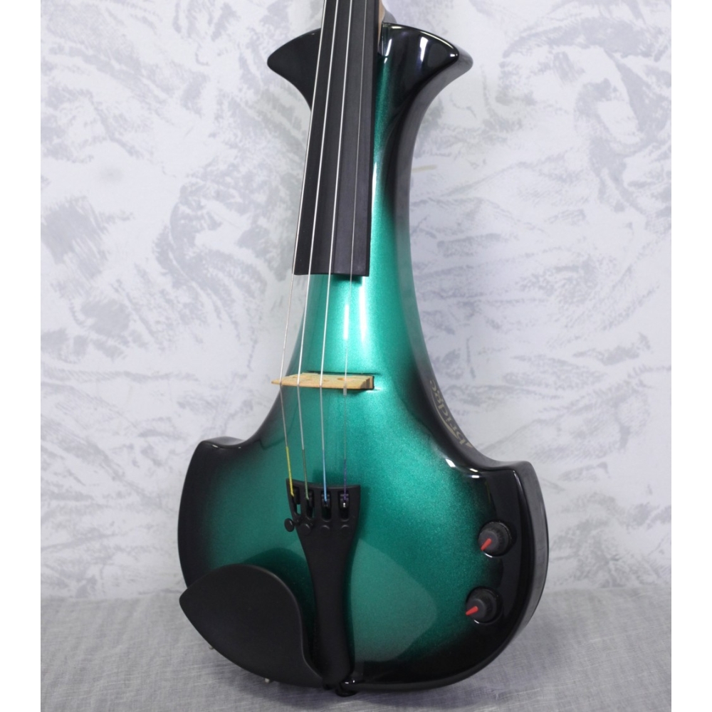 Bridge Aquila EV4 Electric Violin in Black/Green