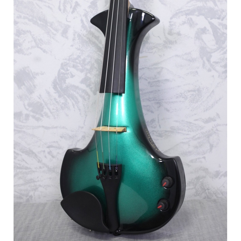 Bridge Aquila EV4 Electric Violin in Black/Green