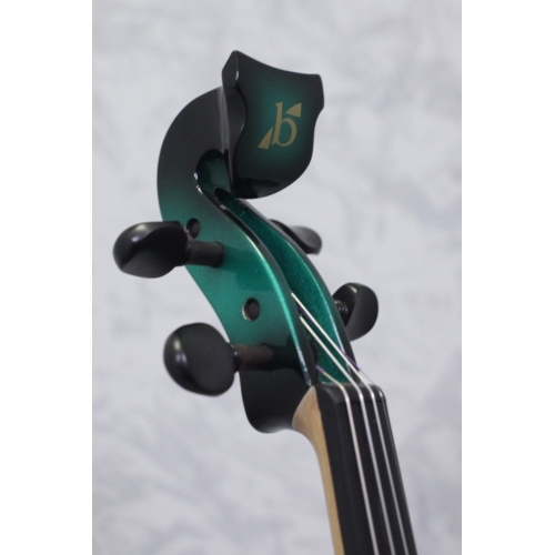 Bridge Aquila EV4 Electric Violin in Black/Green