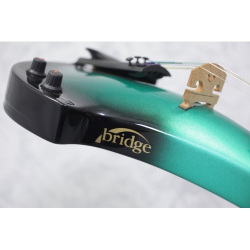 Bridge Aquila EV4 Electric Violin in Black/Green