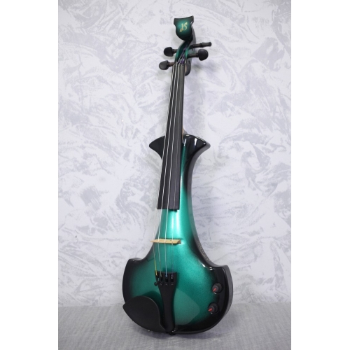 Bridge Aquila EV4 Electric Violin in Black/Green