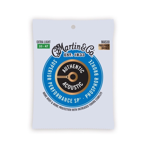 Martin Phosphor Bronze Authentic Acoustic Superior Performance String Packs