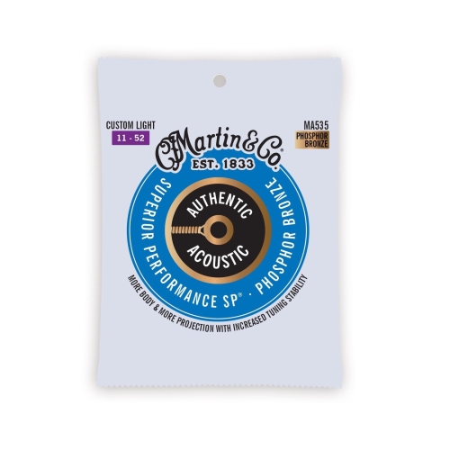Martin Phosphor Bronze Authentic Acoustic Superior Performance String Packs