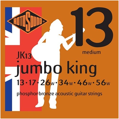 Rotosound Jumbo King Phosphor Bronze Acoustic Guitar String Packs