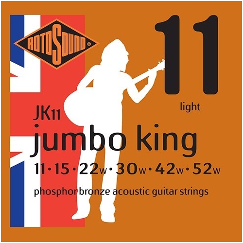 Rotosound Jumbo King Phosphor Bronze Acoustic Guitar String Packs