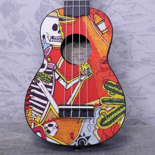 Ortega Keiki El Muerto Ukulele Pack