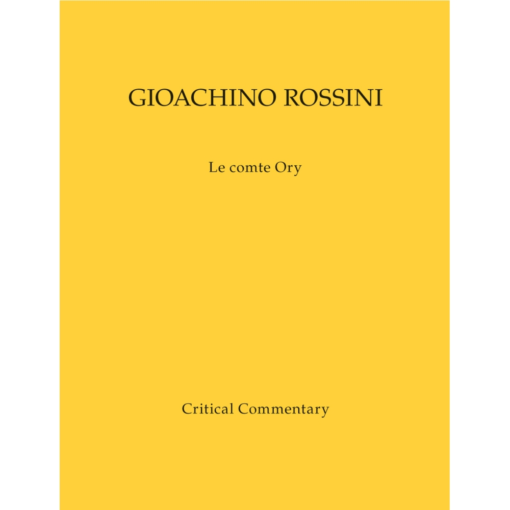 Rossini, Gioachino - Le comte Ory (Fr) (Urtext)