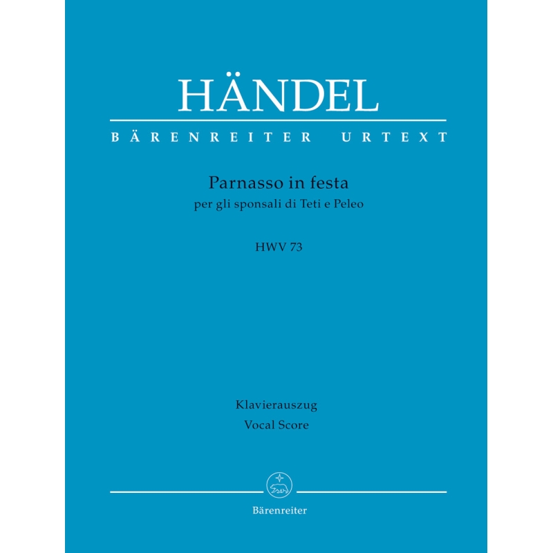 Handel, G.F - Parnasso in festa (HWV 73) (It) (Urtext).