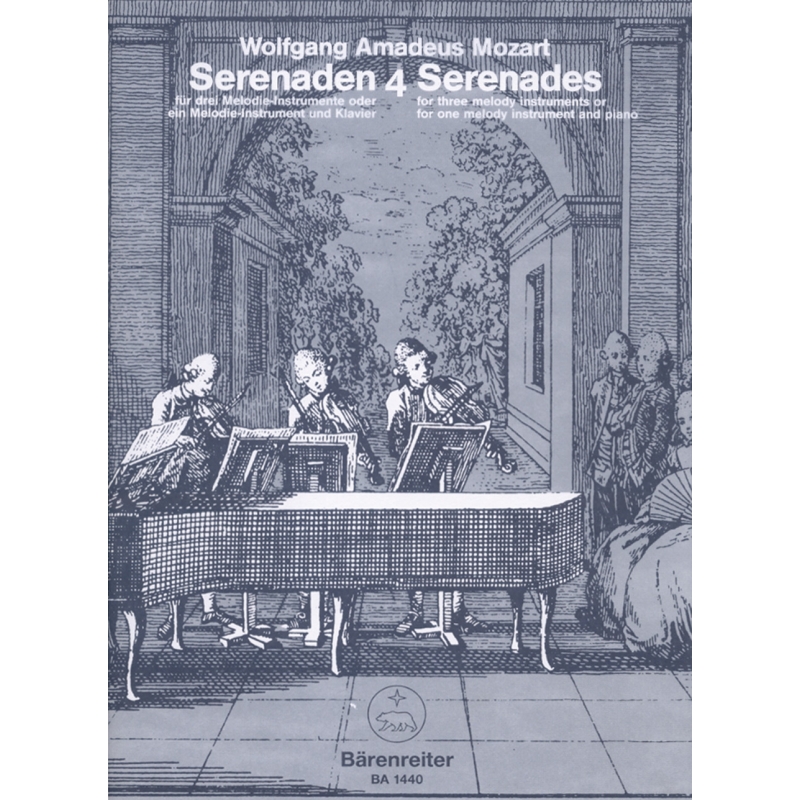 Mozart, W.A - Serenade No. 4 & 5 in C (orig B-flat) (K.439b).