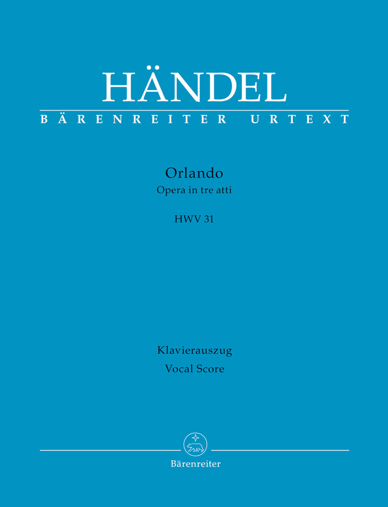 Handel, G.F - Orlando (HWV 31) (It) (Urtext).