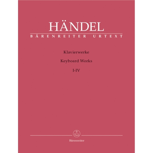 Handel, G.F - Complete Works for Piano Solo in 4 Volumes (Urtext).