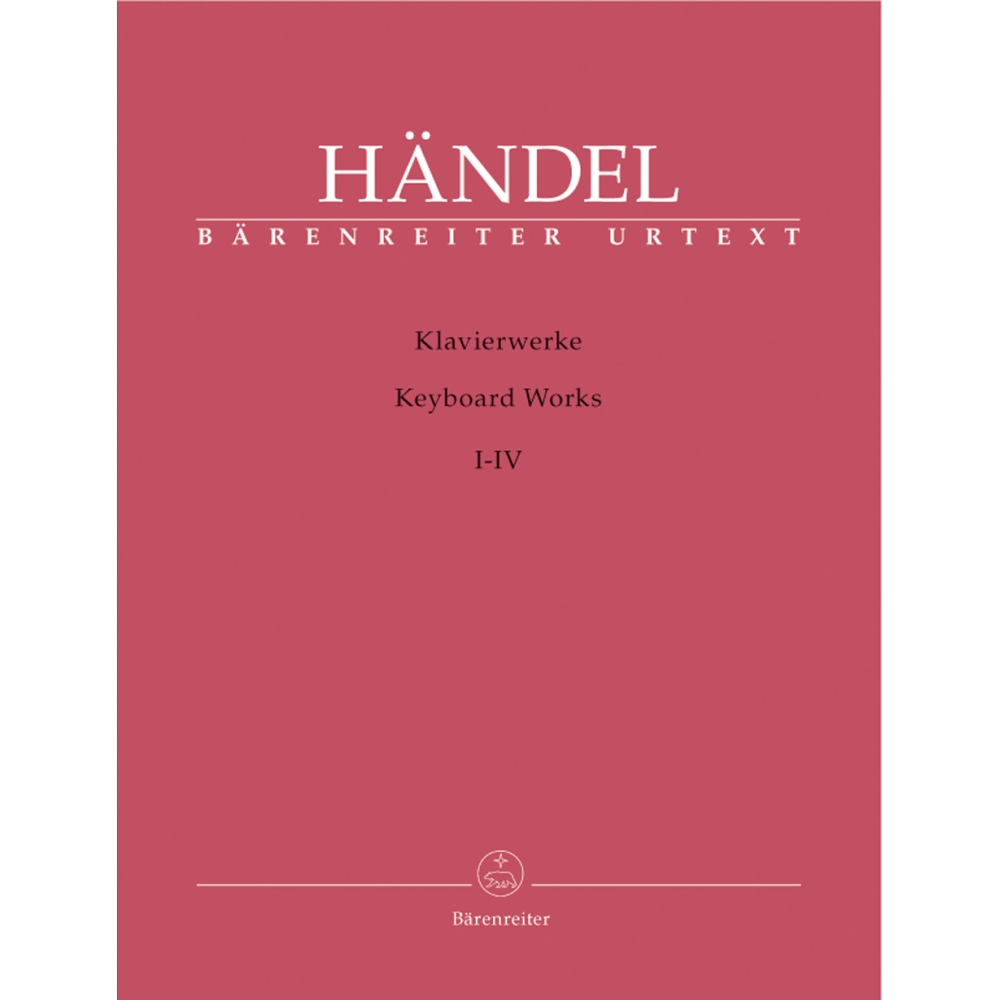 Handel, G.F - Complete Works for Piano Solo in 4 Volumes (Urtext).