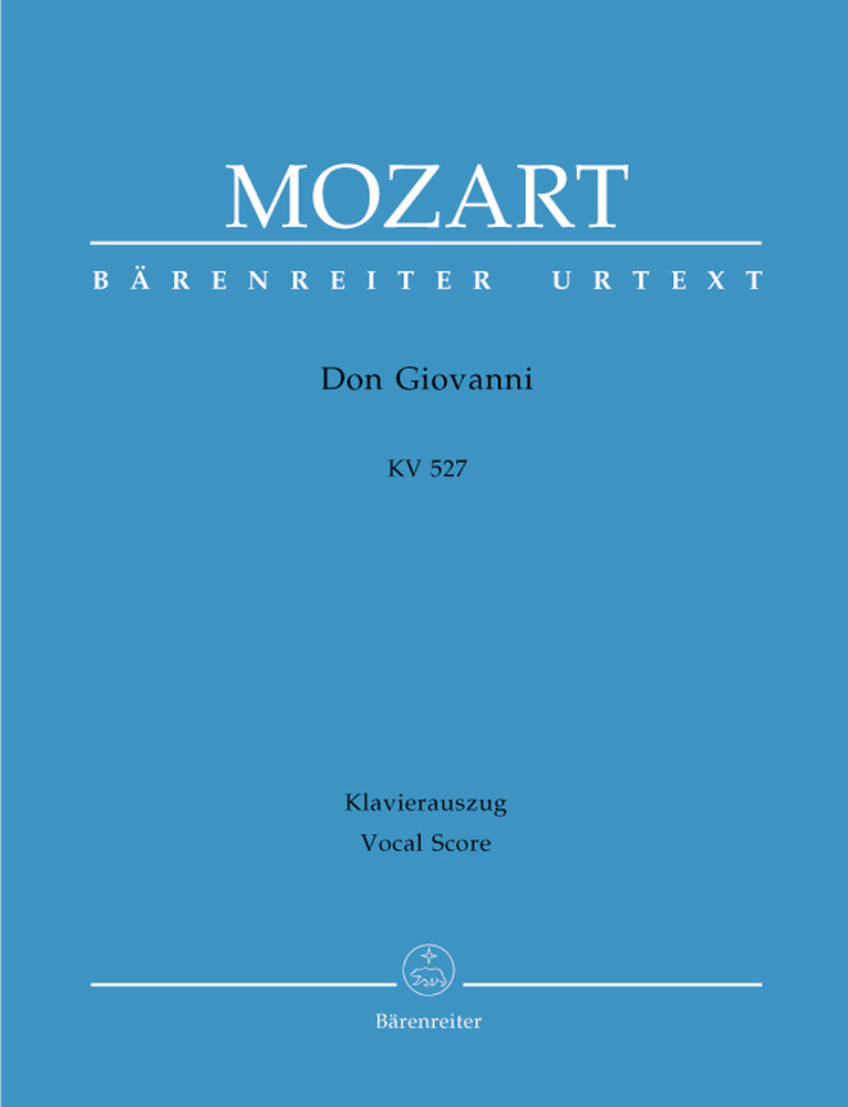 Mozart, W.A - Don Giovanni (complete opera) (It) (K.527) (Urtext).