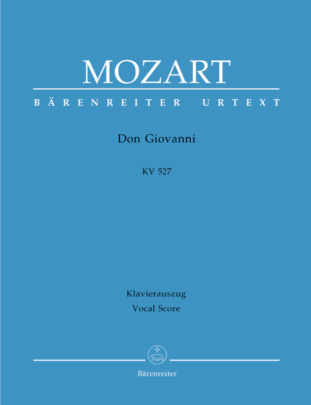 Mozart, W.A - Don Giovanni (complete opera) (It) (K.527) (Urtext).