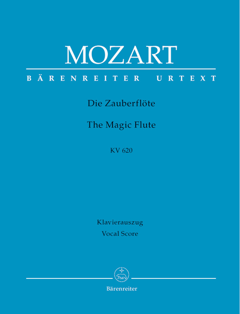 Mozart, W.A - Die Zauberfloete (Magic Flute) (G) (K.620) (Urtext).