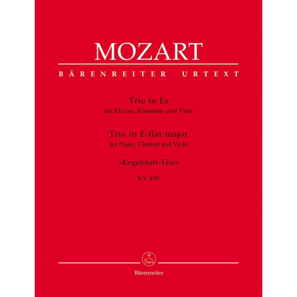 Mozart, W.A - Piano Trio in E-flat (K.498) (Kegelstatt) (Urtext).