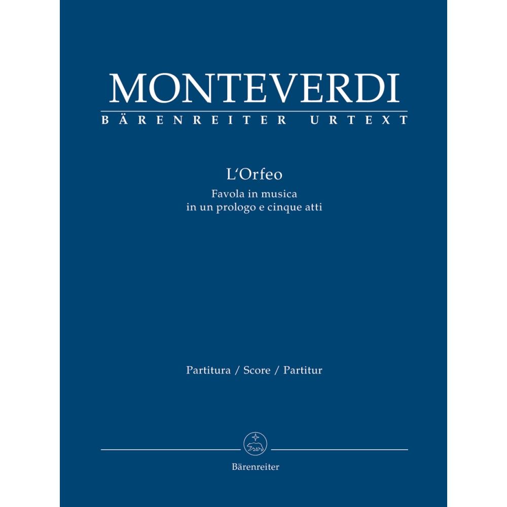 Monteverdi, Claudio - L'Orfeo (It) (Urtext).