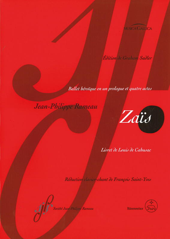 Rameau, J - Zais (version 1748) (F) (Urtext).