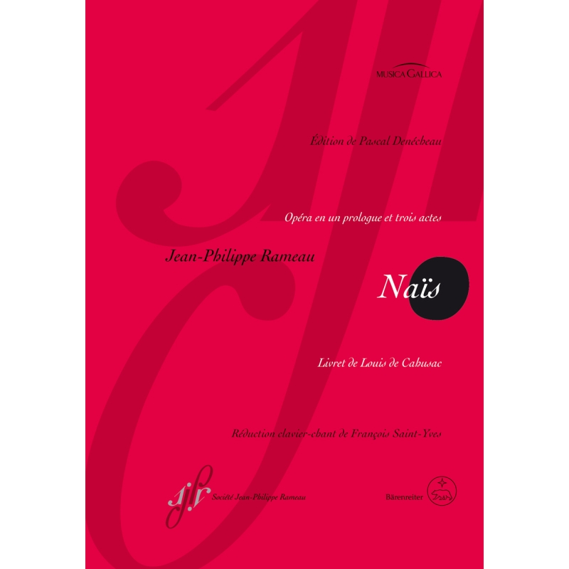 Rameau, J - Nais (version 1749 and 1764) (F) (Urtext).