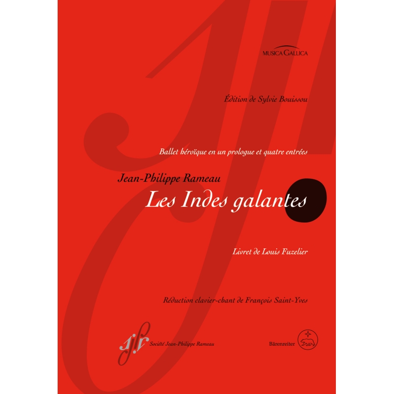 Rameau, J - Les Indes galantes (Fr) (Urtext).