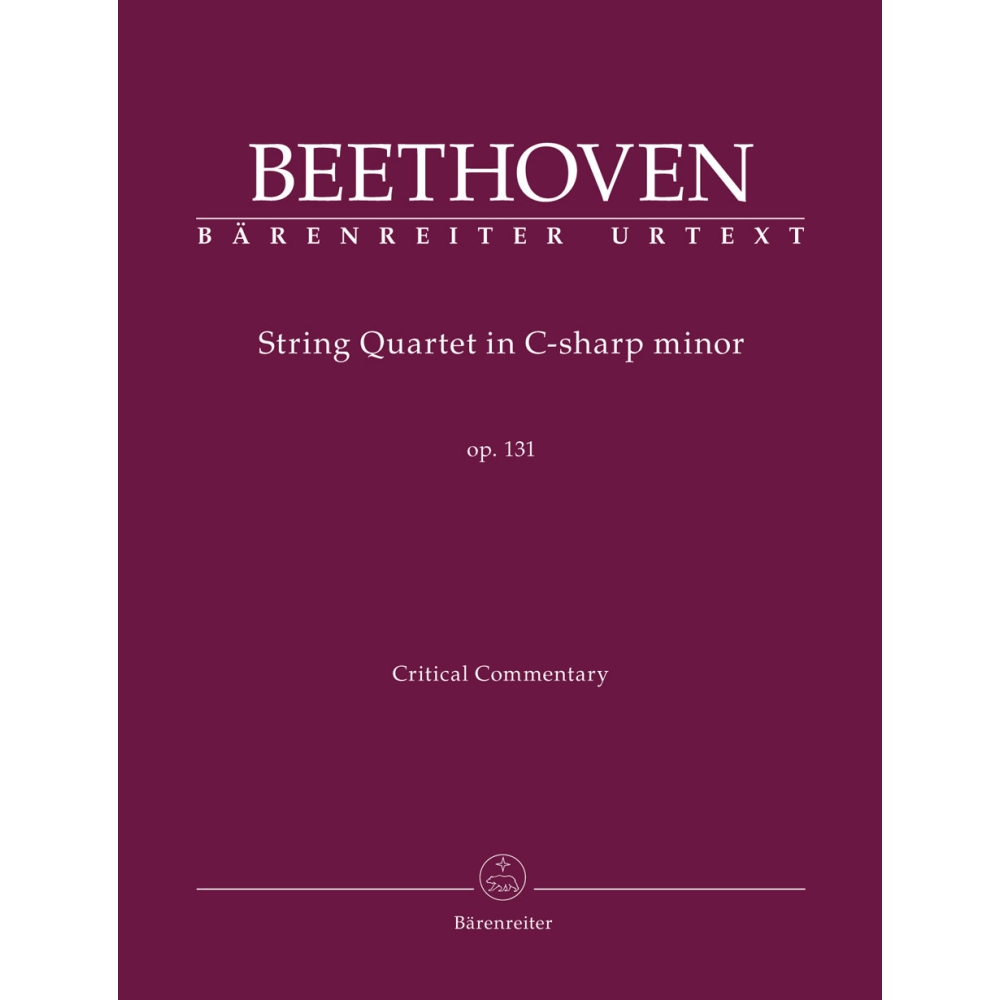 Beethoven, L.v - String Quartet in C-sharp minor, Op.131 (Urtext).