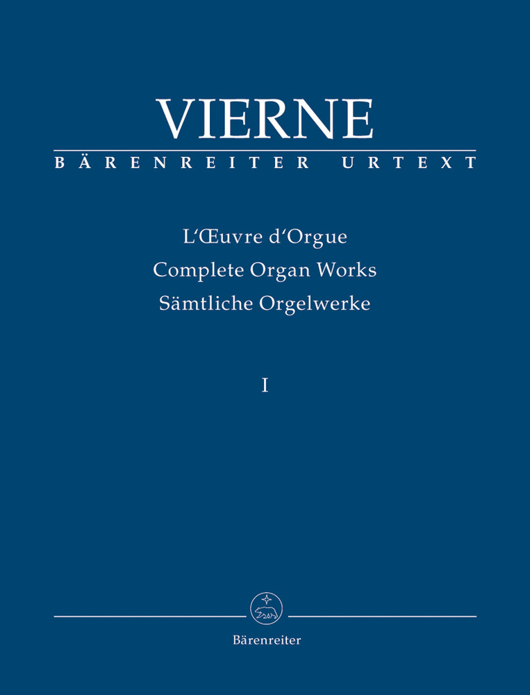 Vierne, Louis - Organ Works Vol. 1: Symphonie No.1, Op.14 (1899) (Urtext).