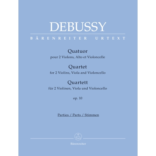 Debussy, Claude - String Quartet, Op.10 (Urtext).