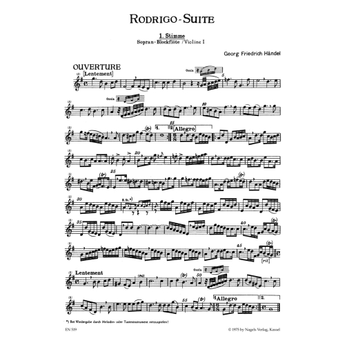 Handel, G.F - Rodrigo Suite...