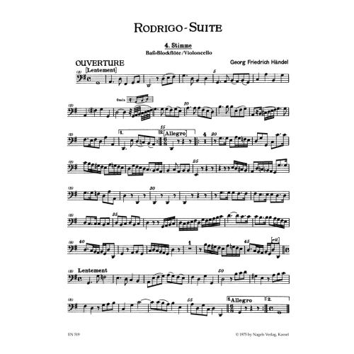 Handel, G.F - Rodrigo Suite...