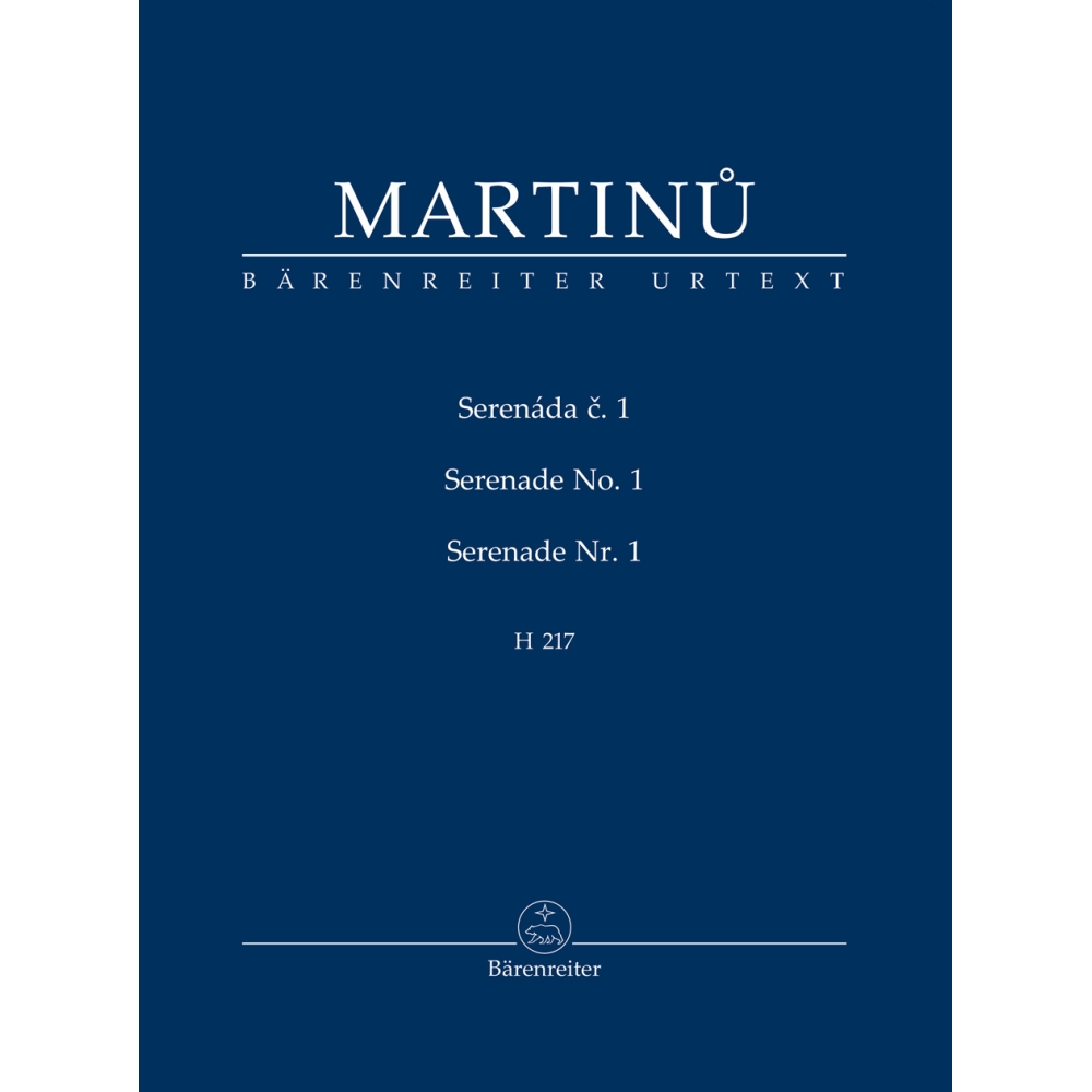 Martinu, Bohuslav - Serenade No.1 (H.217) (Urtext).