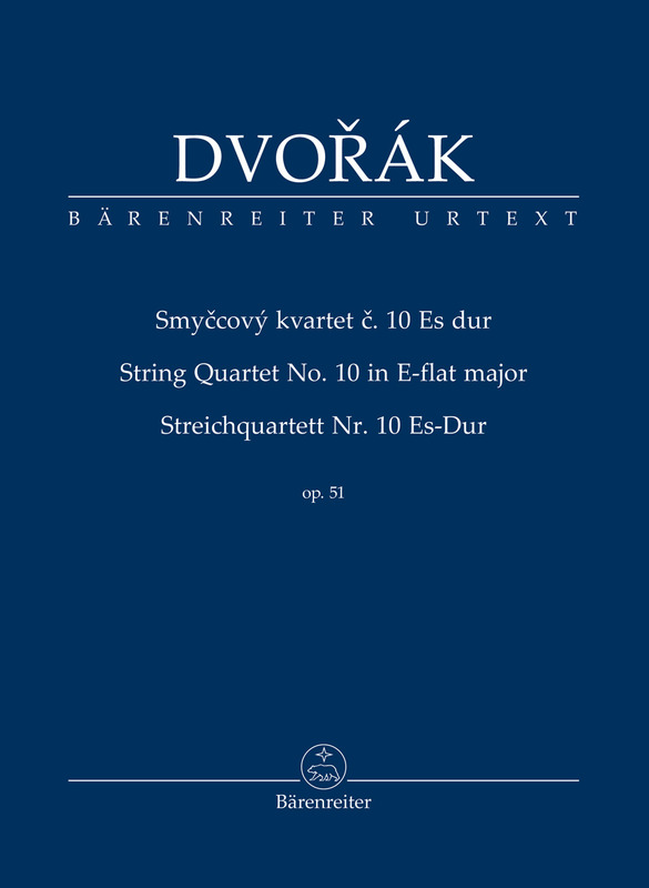 Dvorak, Antonin - String Quartet No.10 in E-flat, Op.51 (Urtext)..