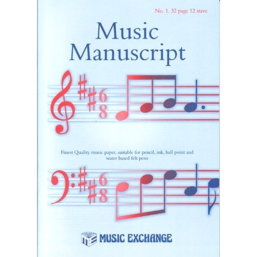 Music Manuscript No 1 (32 Page 12 Stave)