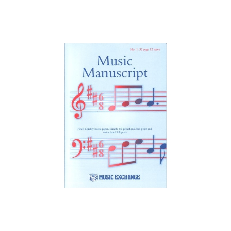 Music Manuscript No 1 (32 Page 12 Stave)