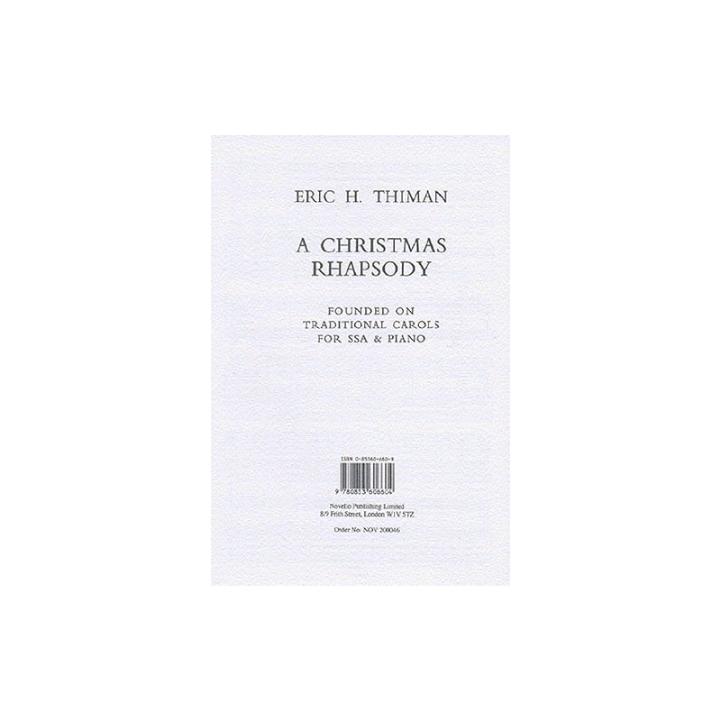 Eric Thiman: A Christmas Rhapsody