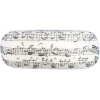 Glasses Case - white sheet music design