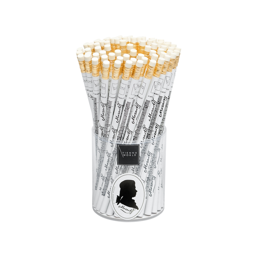 Pencil Mozart White (1 Pc)