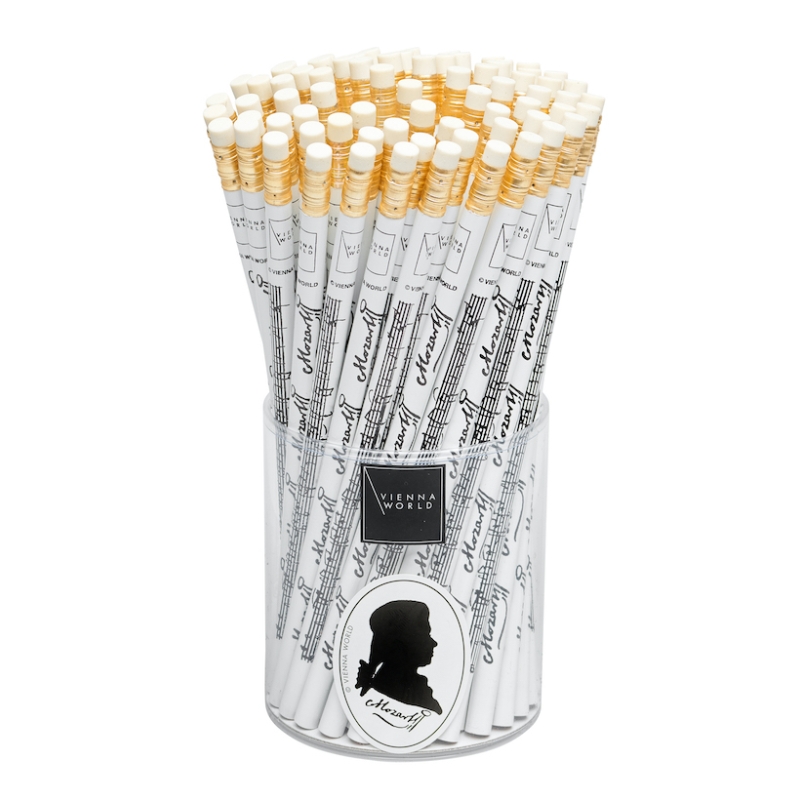 Pencil Mozart White (1 Pc)